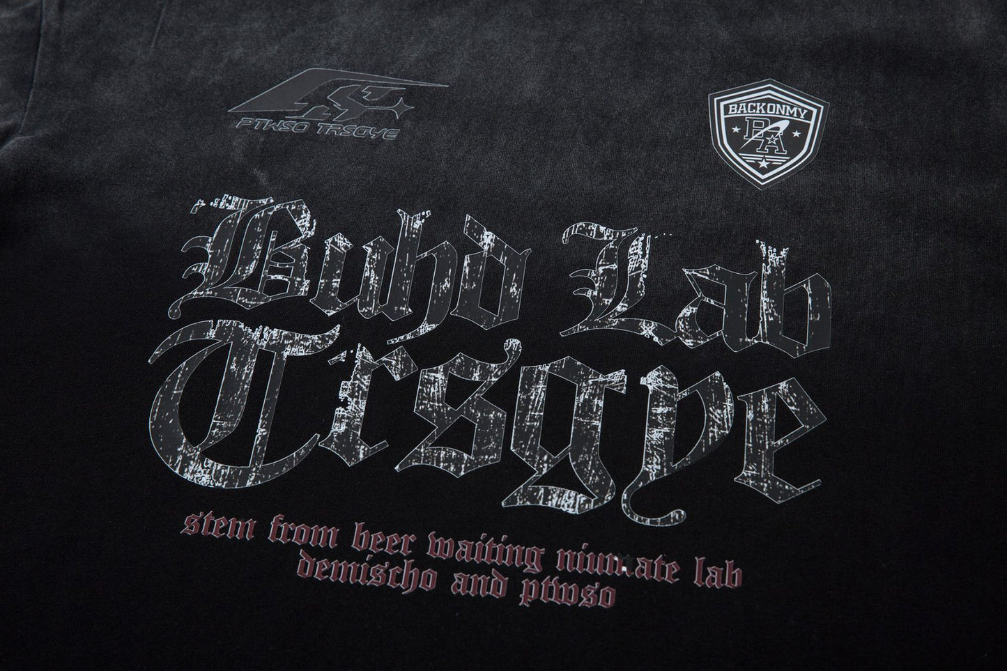 Damage Wash Heavyweight Oversize Short Sleeve T-Shirt WN16115