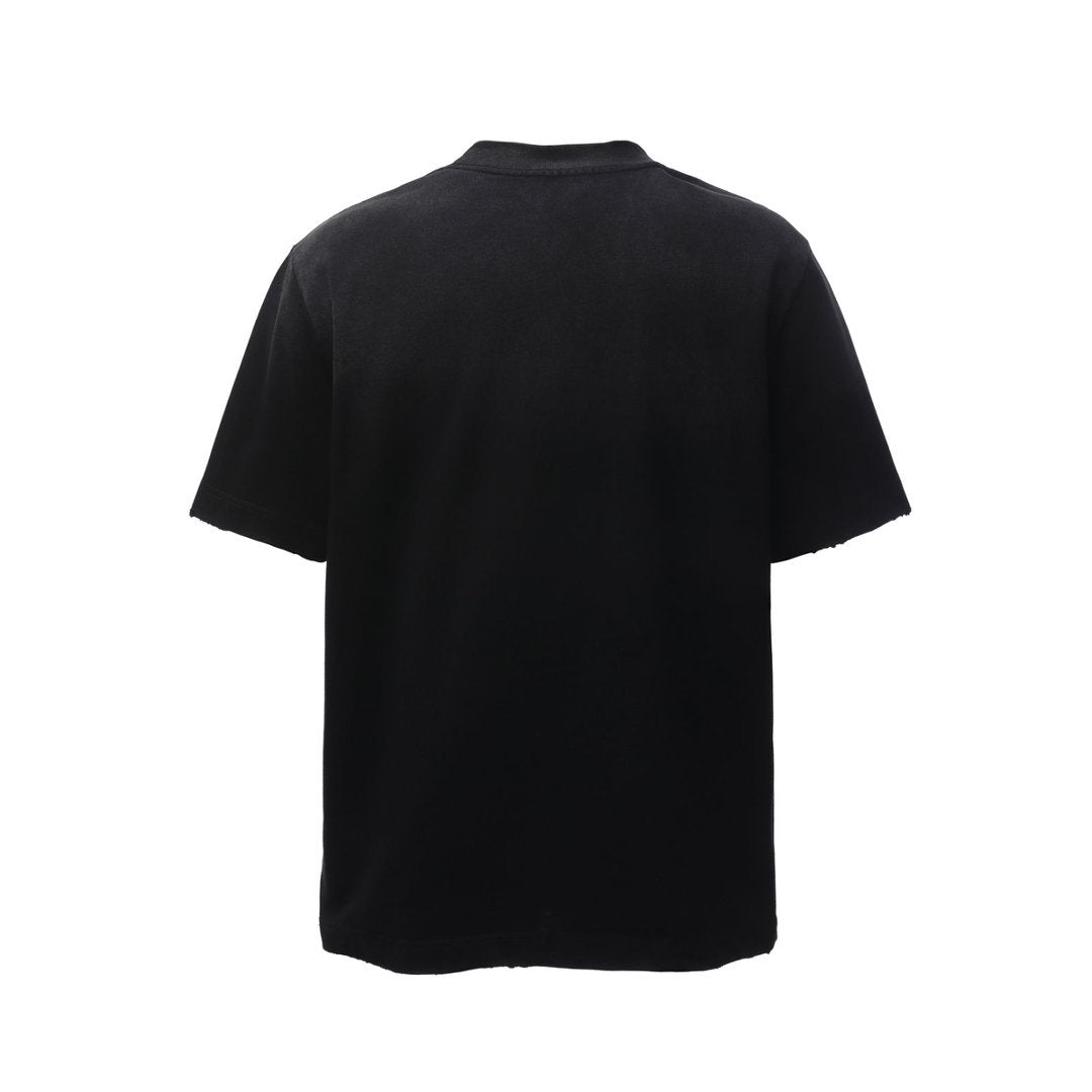 Heavyweight Spray Print Oversize Short Sleeve T-Shirt WN25821