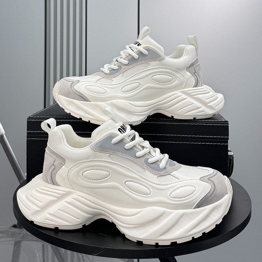 Metallic Panel Chunky Sole Sneakers WN24725