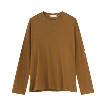 Solid Color Long Sleeve T-Shirt WN24976