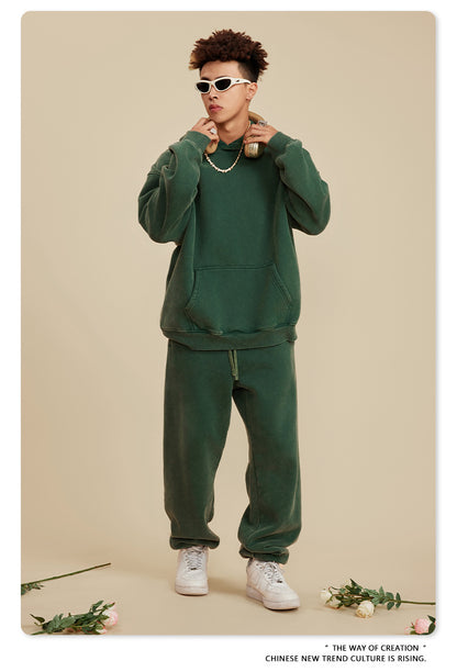 Wide-leg Washed Sweatpants WN6459