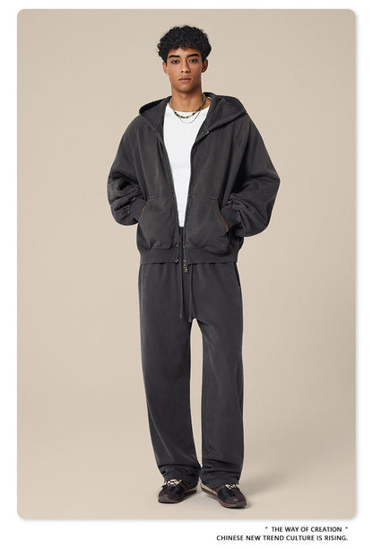 Oversize Zipper Hoodie WN23119