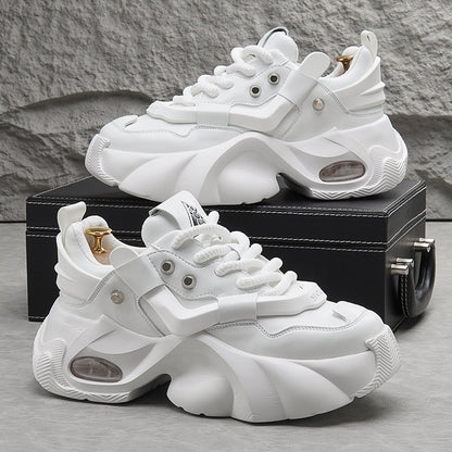 Panel Air Sole Platform Chunky Sole Sneakers WN24653