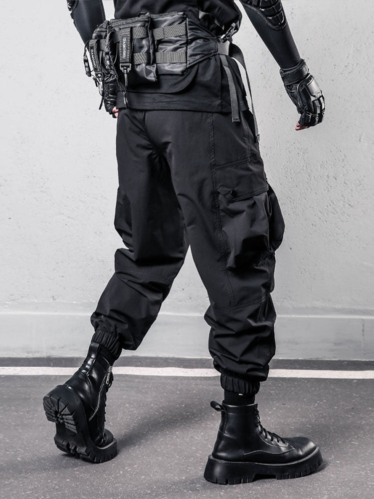 Functional Multi-Pocket Quick-Dry Cuffed Cargo Pants WN22579