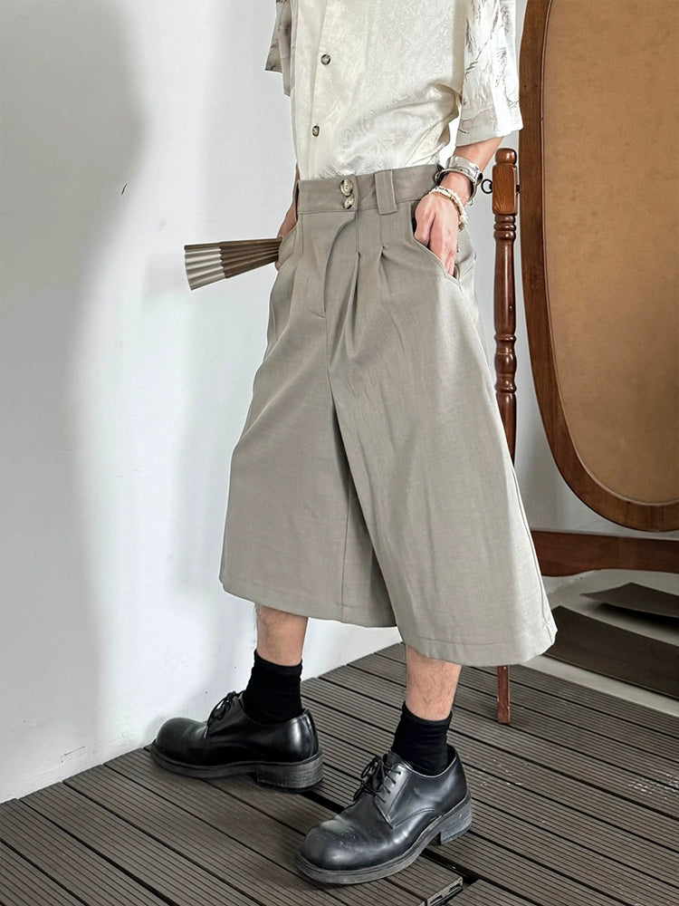 Wide Leg Half Pants WN19985