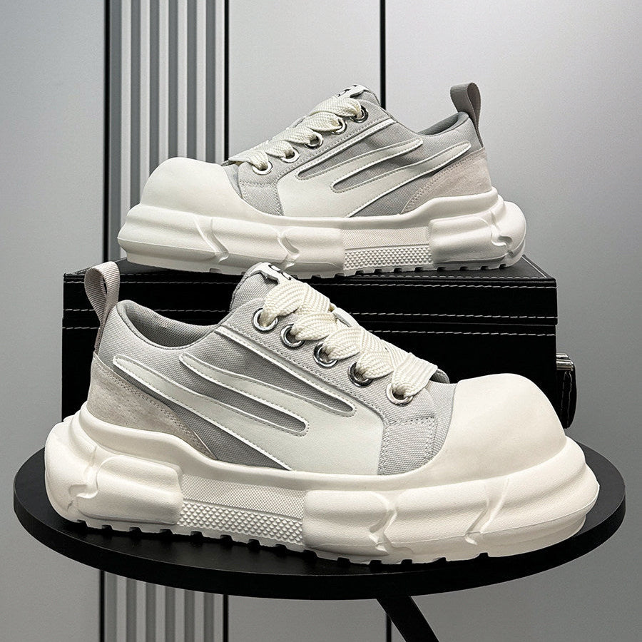 Panel Platform Chunky Sole Sneakers WN24715