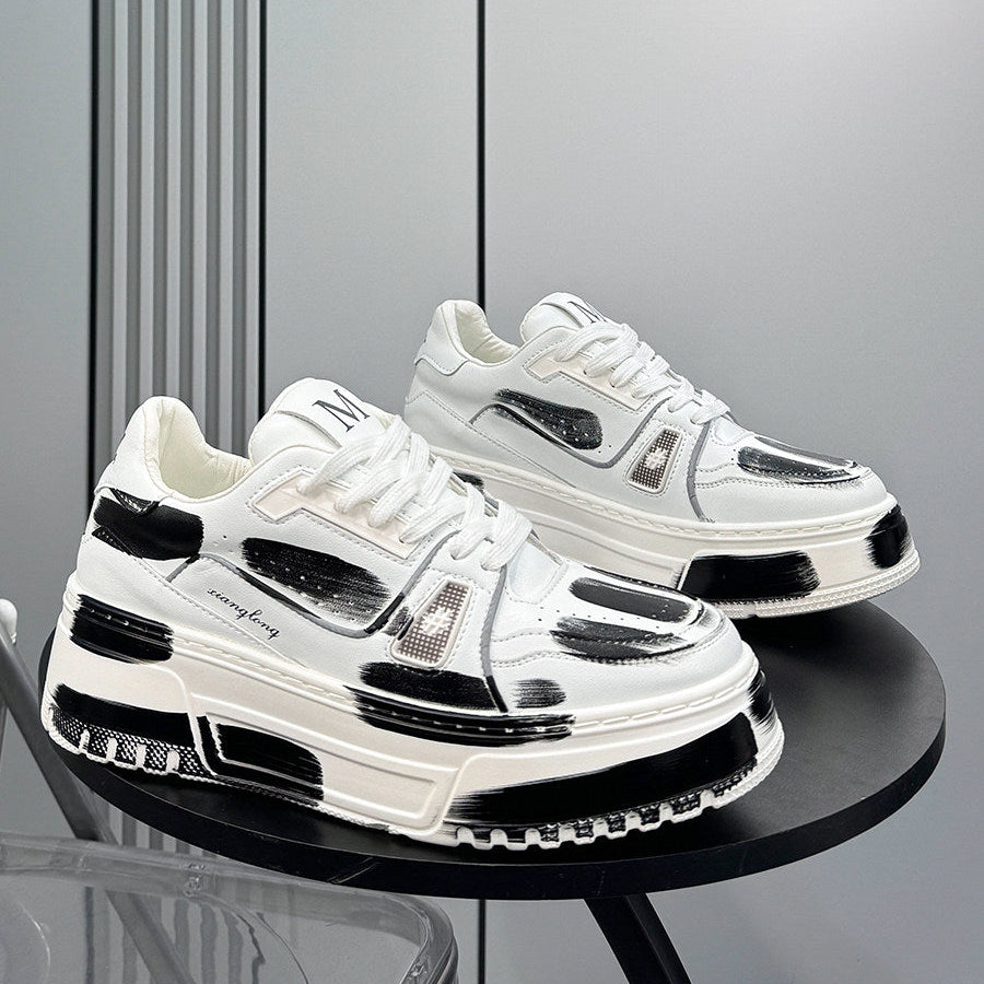 Chunky Platform Lace-Up Sneakers WN24838