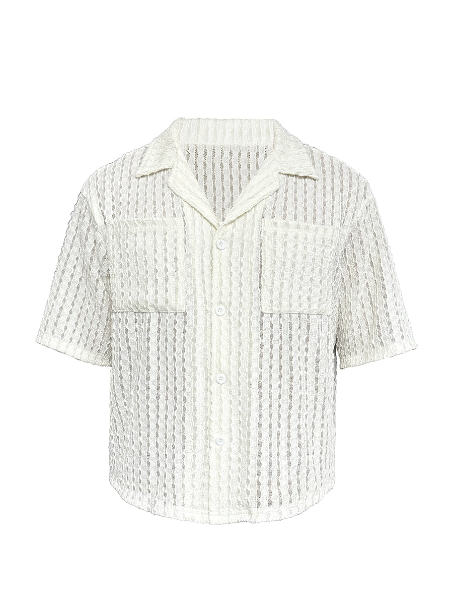 Mesh Short Sleeve Shirt WN8587