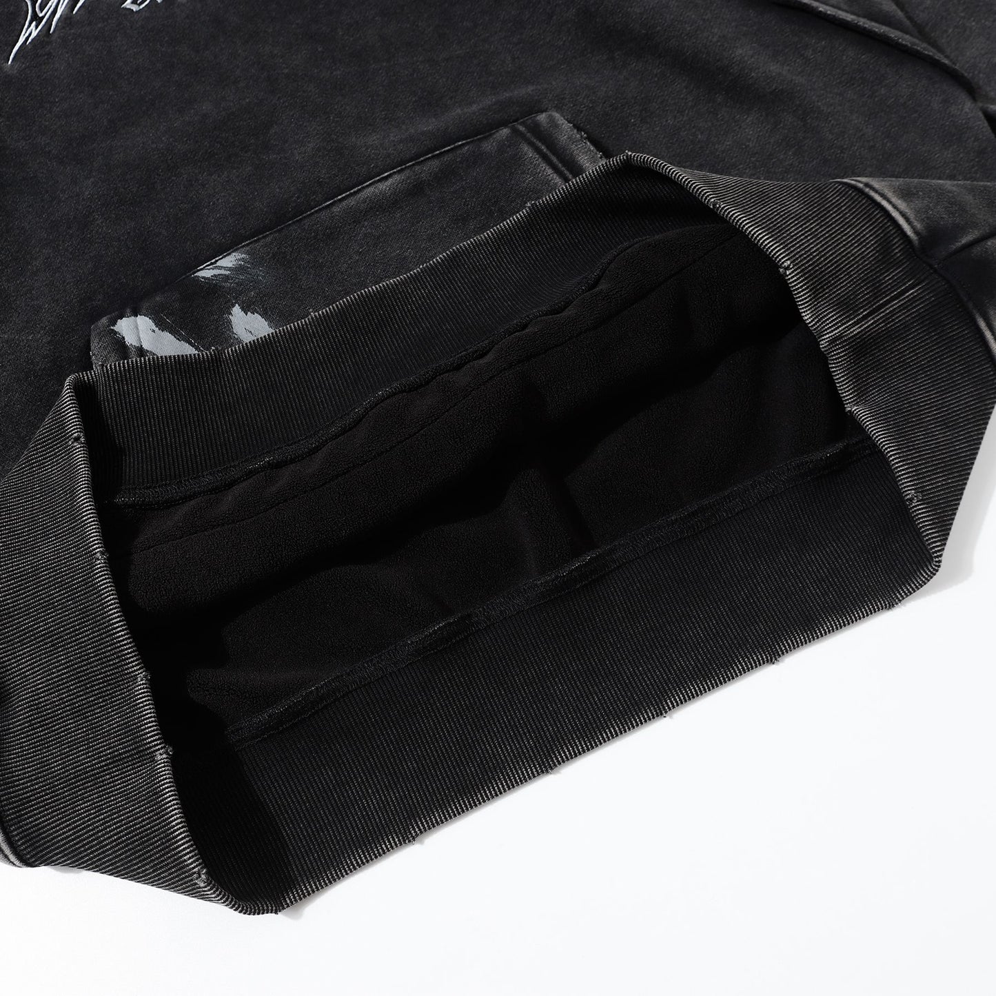 Heavyweight Washed Fleece Lining Pullover Hoodie WN25682