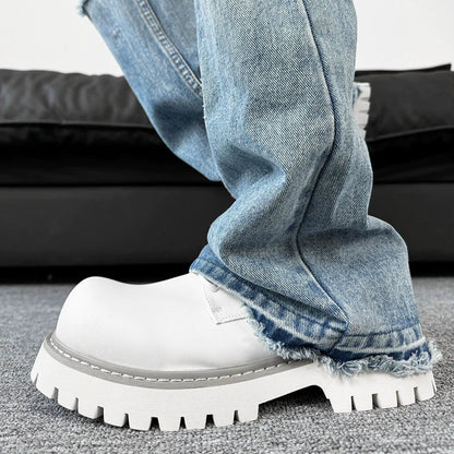 Round Toe Derby Chunky Sol Shoes WN19173