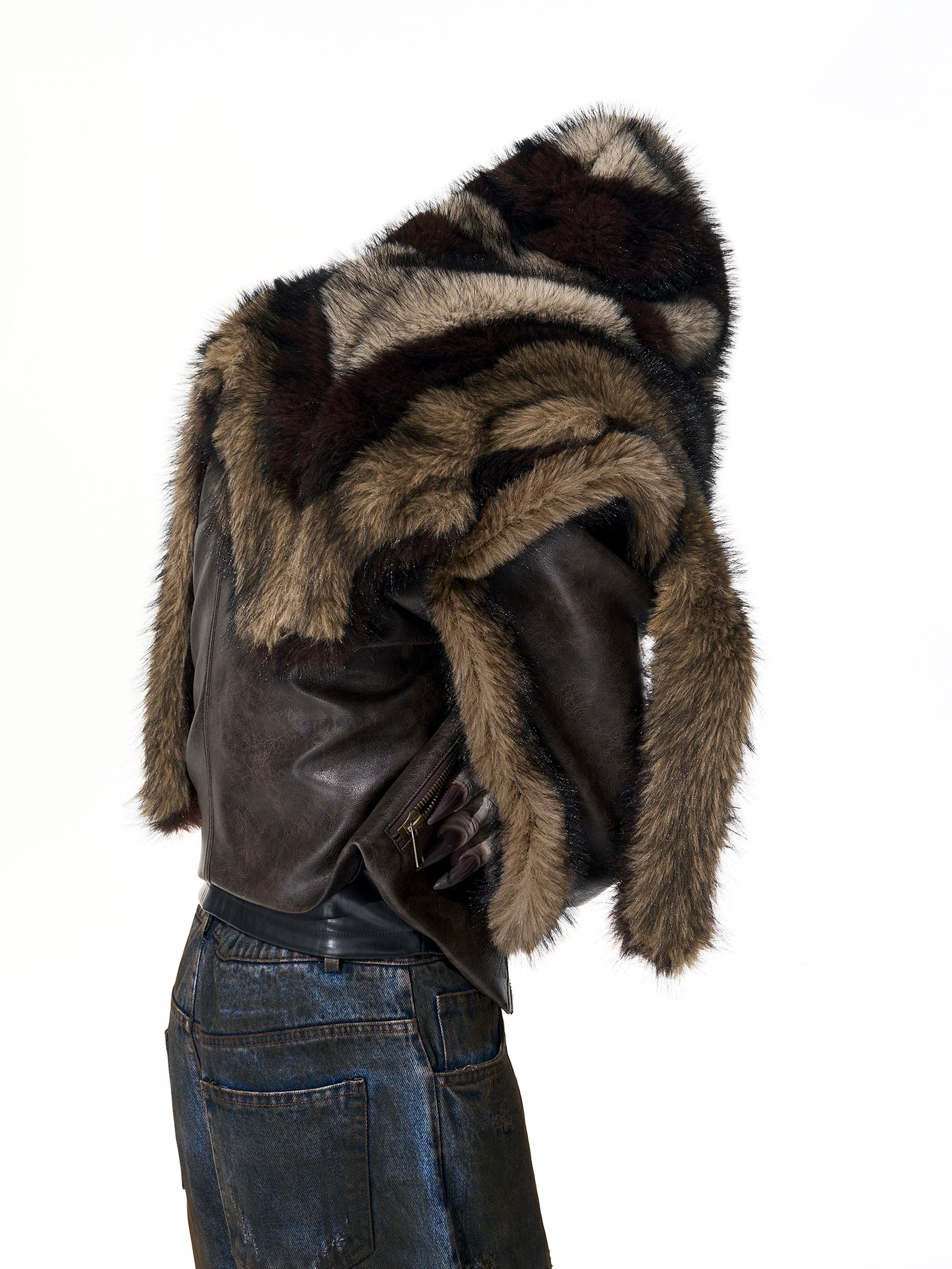 Fake Mink Fur Warm Earflap Hat WN21821