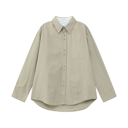 Plain Long Sleeve Shirt WN24892