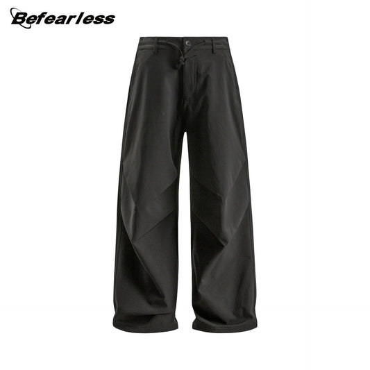Crinkle Panel Wide Leg Pants WN26208