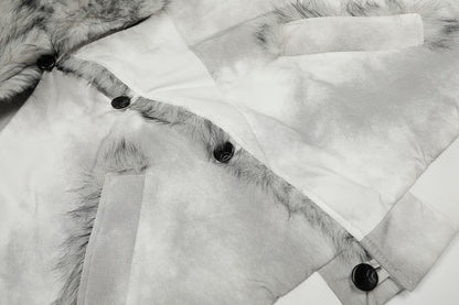 Fake Fur Trim Short Puffer Jacket WN27935