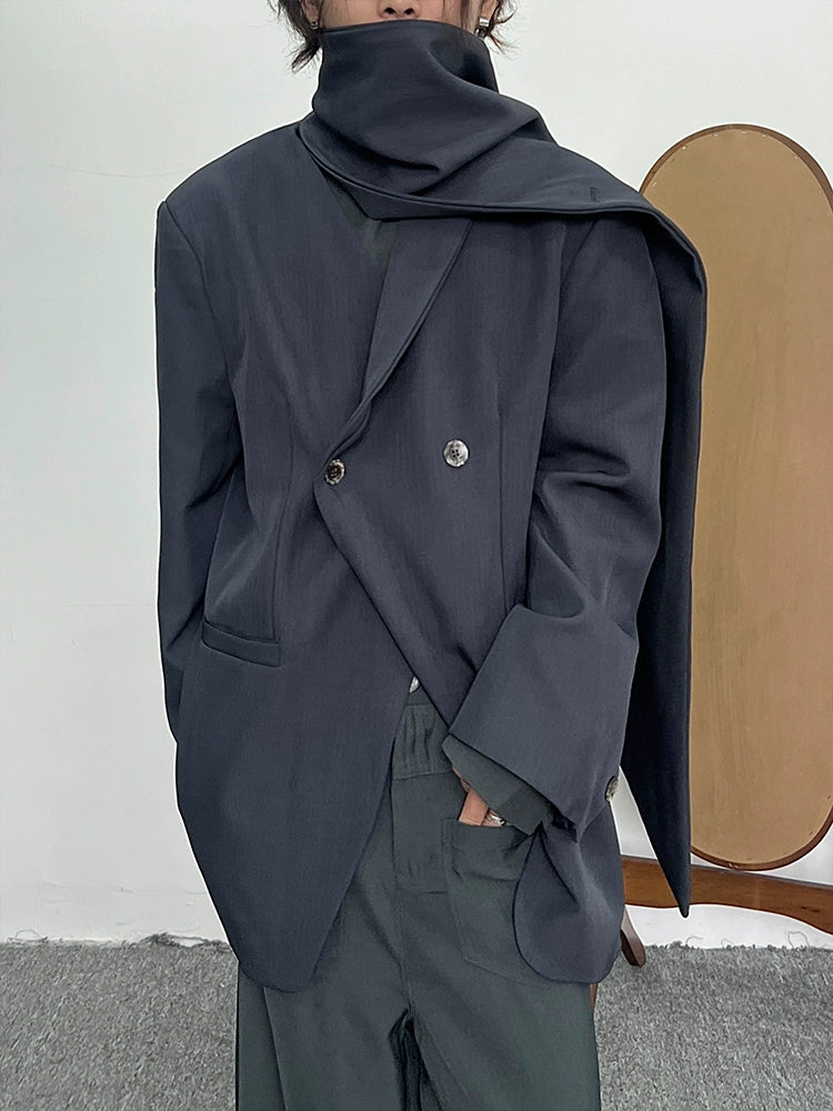 Cape Design Oversize Tailored Jacket WN19978