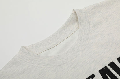 Abstract Character Print Short Sleeve T-Shirt WN25659