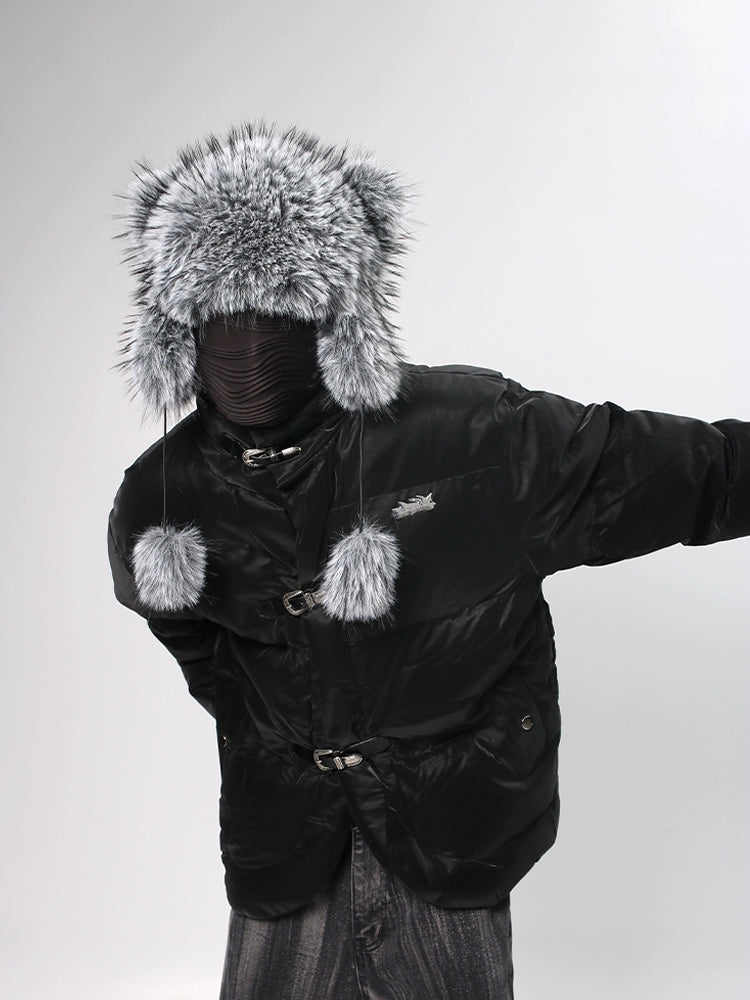 Fluffy Thickened Earflap Fake Fur Hat WN18702