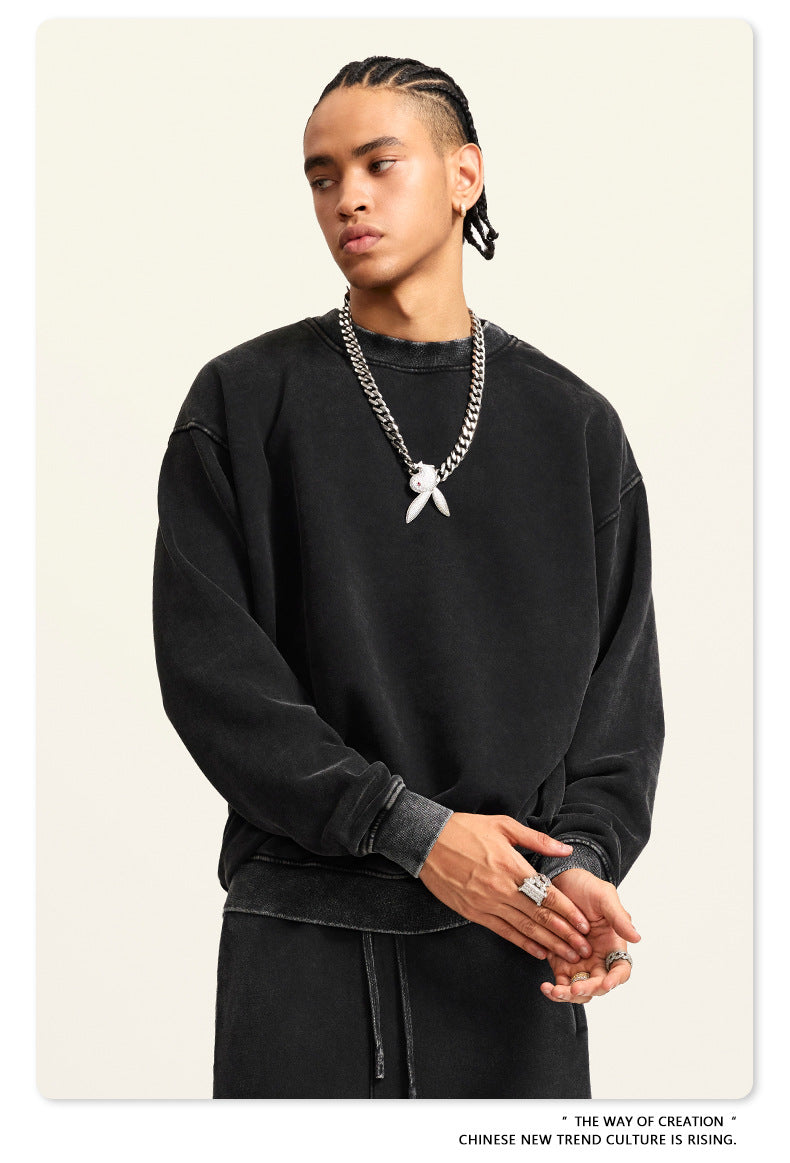 Oversize Washed Sweatshirt WN6028