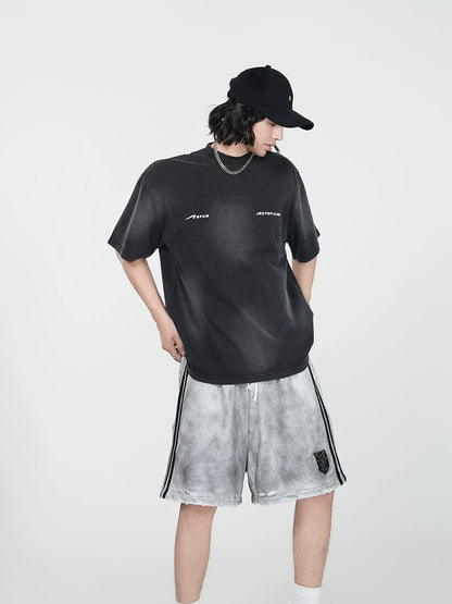 Graphic Letter Design Short Sleeve T-Shirt WN17442