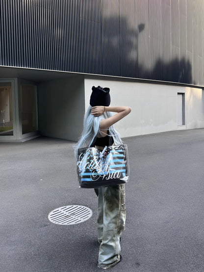 WN27173 ColdAsia Original Skull Star Flag Niche Street Light Asia Large-capacity Shopping Handbag WN27173