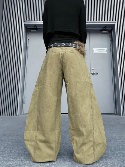 Panel Seam Wide Leg Pants WN24187