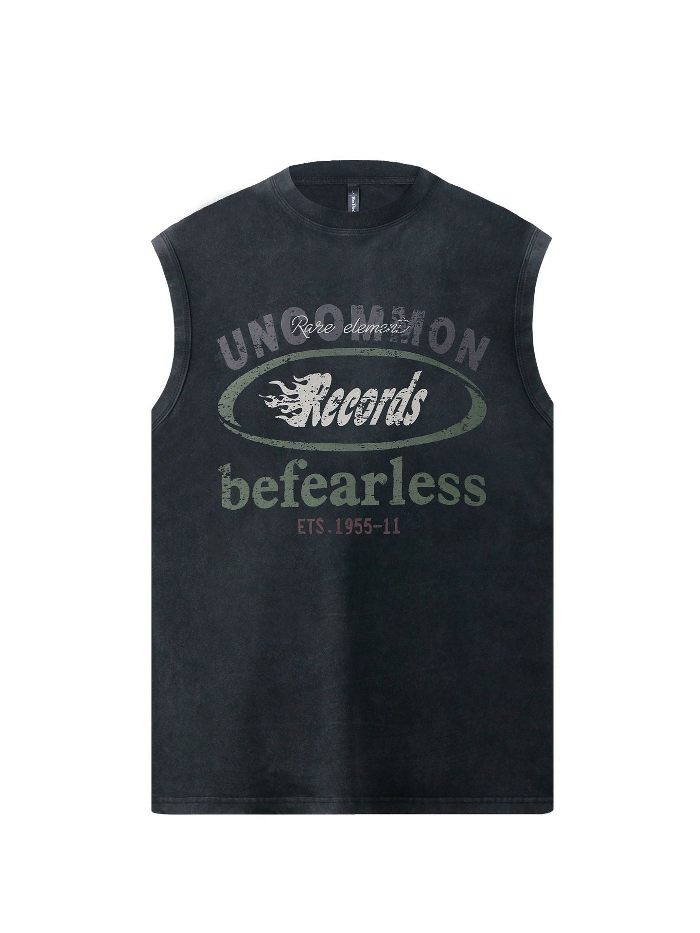 Letter Print Sleeveless T-Shirt WN26211