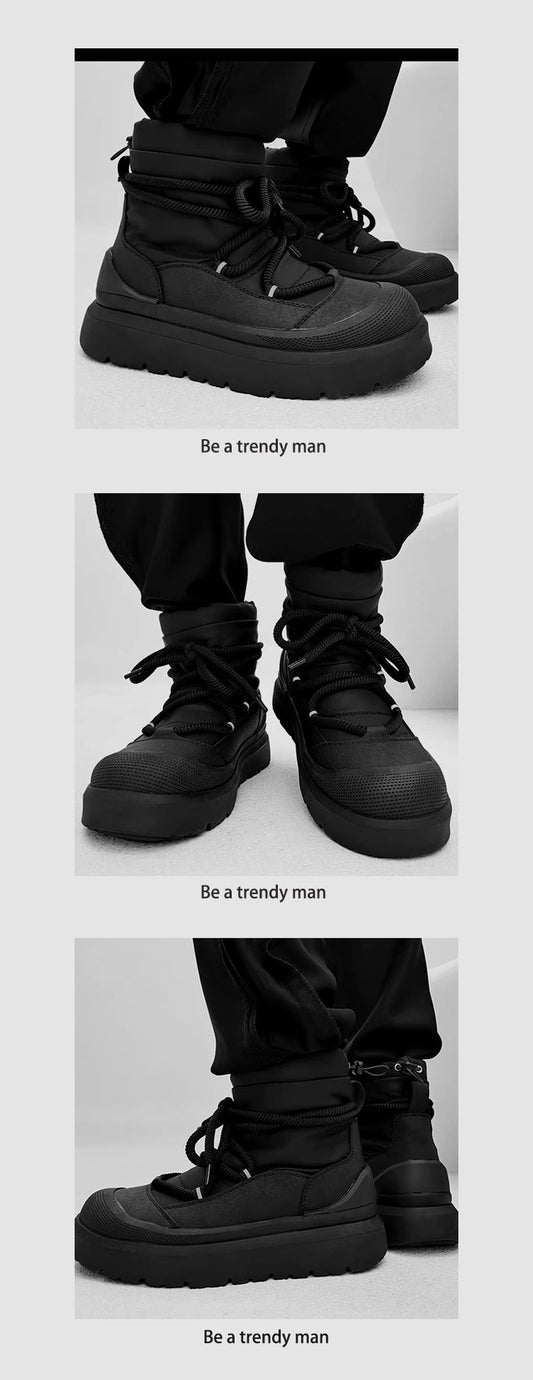 Winter Fleece Lined High-Top Boots WN23378