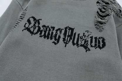 Damage Knit Sweater WN11186