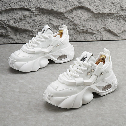 Panel Air Sole Platform Chunky Sole Sneakers WN24653