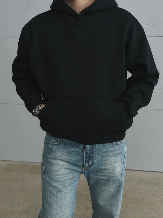 Pockets Design Plain Hoodie WN17645