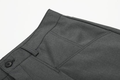 Deconstruction Pleats Draped Wide Leg Trousers WN25894