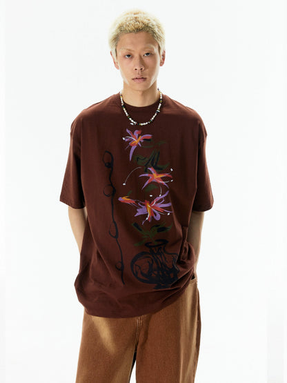 Graphic Art Print Short Sleeve T-Shirt WN18909