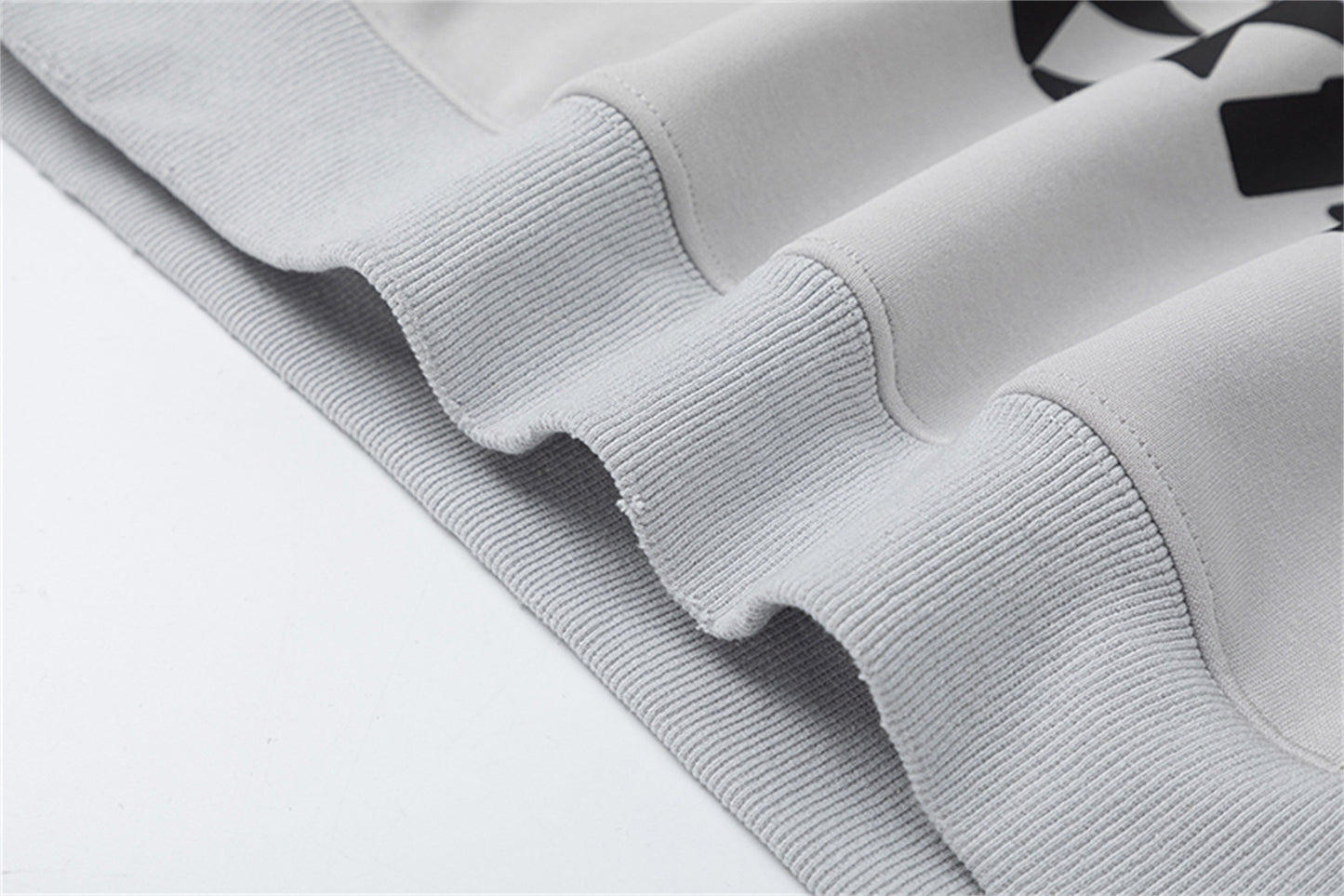 Letter Print Fleece Oversize Pullover Hoodie WN11195