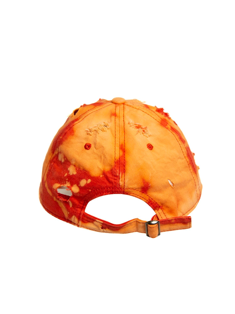 Tie-Dye Damage Curved-Brim Cap WN21098