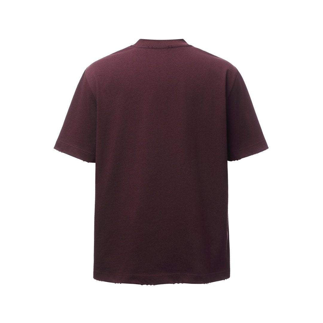 Heavyweight Washed Damage Short Sleeve T-Shirt WN25987