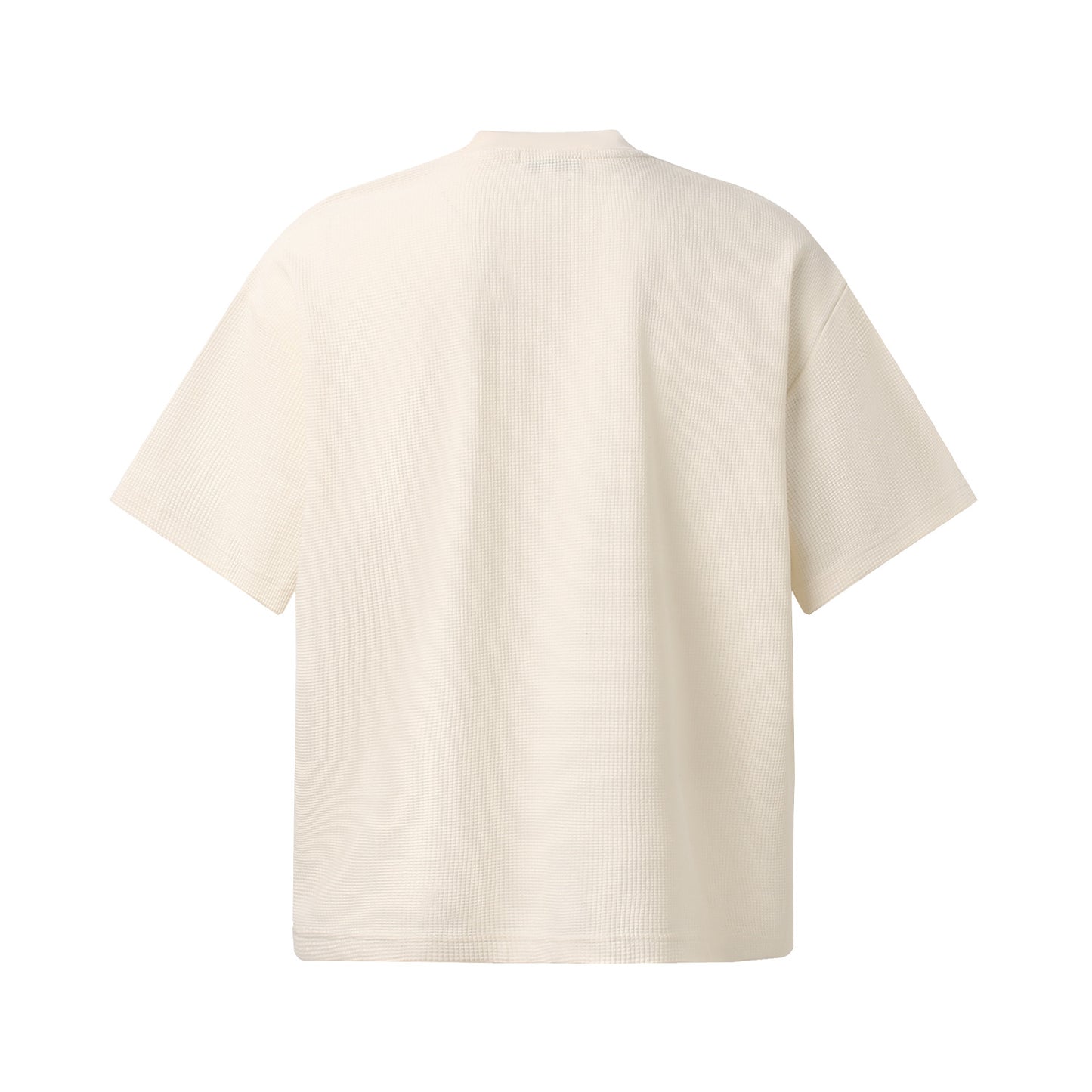 Waffle Graffiti Print Short Sleeve T-Shirt WN25905