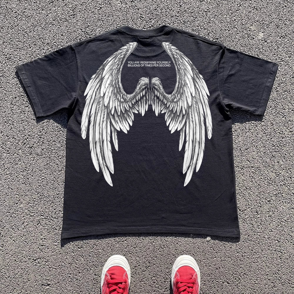 Wing Art Design Oversize Short Sleeve T-Shirt WN16718