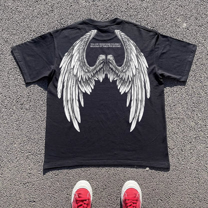 Wing Art Design Oversize Short Sleeve T-Shirt WN16718