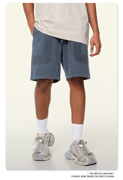 Washed Heavyweight Short Sleeve T-Shirt & Short Sweatpants Setup WN6167