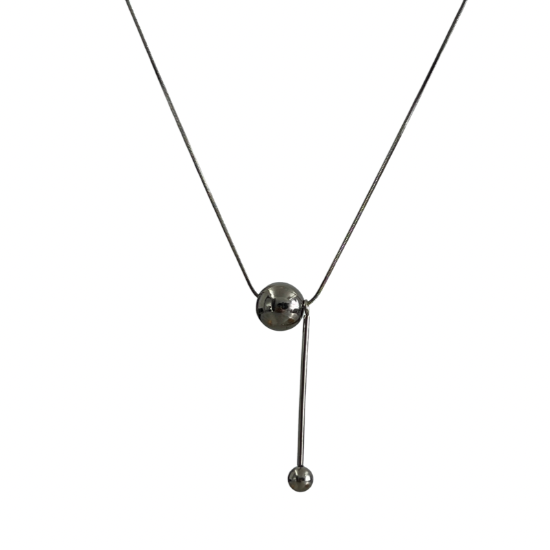 Snake Bone Bead Necklace WN19216