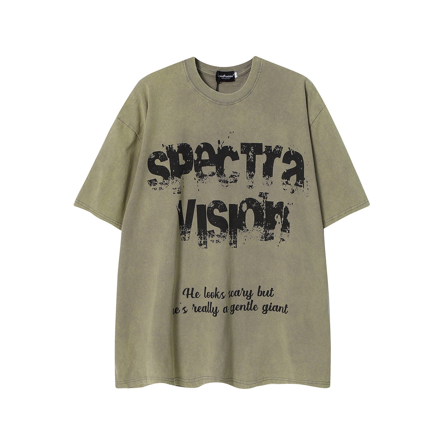 Washed Mask Art Print Short Sleeve T-Shirt WN25441