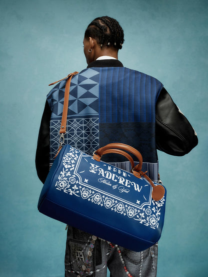 WN23251 YADxMEDM co-branded hand-held zipper versatile women's large-capacity one-shoulder crossbody bag is a fashionable contrasting leather bag WN23251