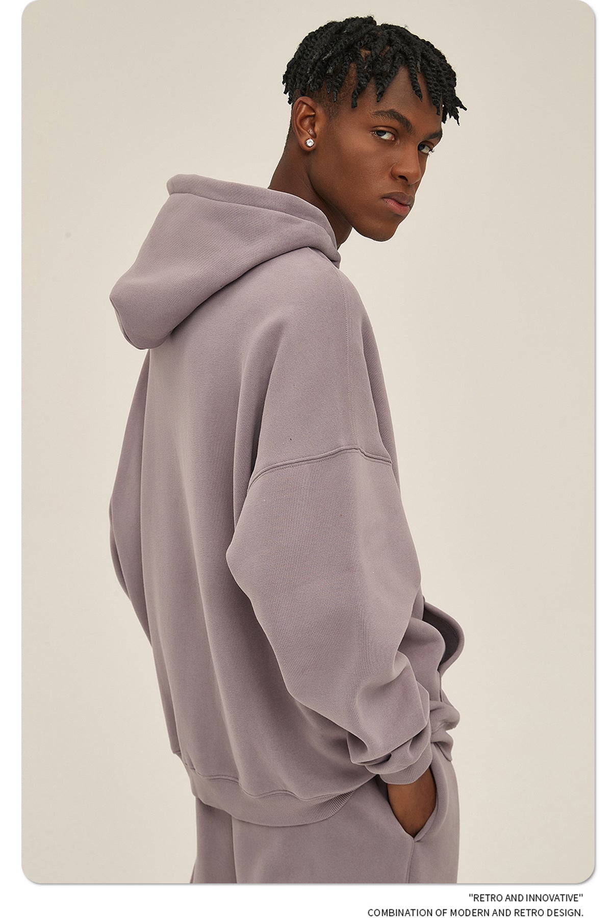 Oversize Heavyweight Hoodie & Heavyweight Sweatpants Setup WN6638-K