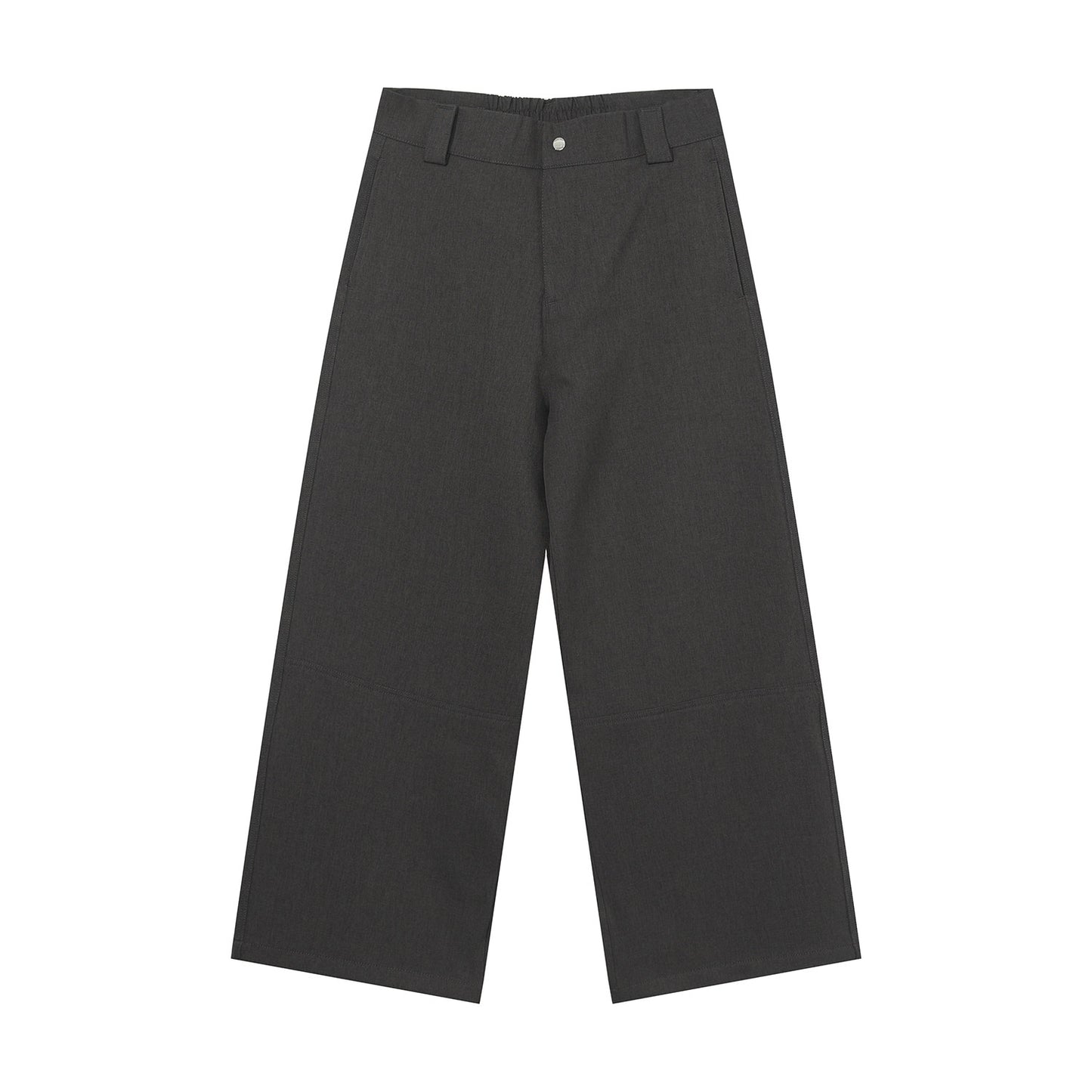 Wide Leg Pleats Seam Trousers WN24925