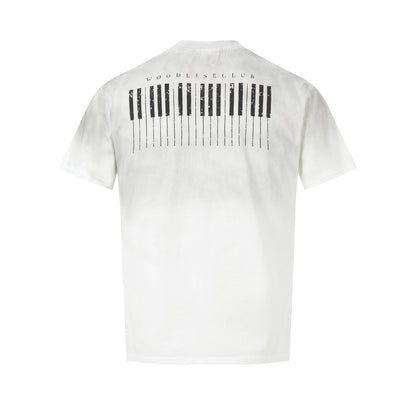 Figure Print Oversize Short Sleeve T-Shirt WN25861