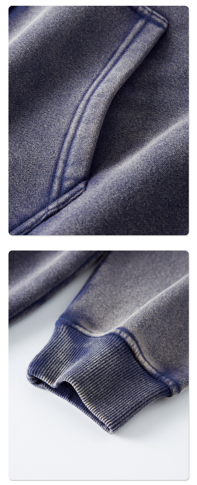 Vintage Dyed Zipper Hoodie & Vintage Dyed Sweatpants Setup WN6635