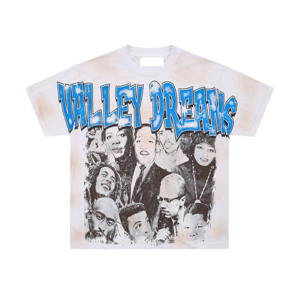 Graffiti Portrait Graphic Short Sleeve T-Shirt WN26421