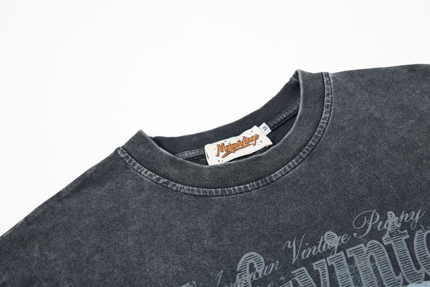 Washed Dog Graphic Cotton Oversize Short Sleeve T-Shirt WN25739
