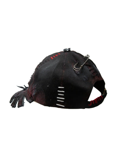 Irregular Damage Punk Curved-Brim Cap WN21116