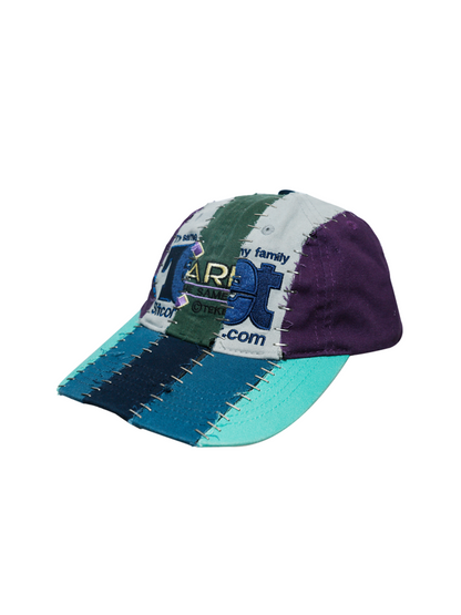Patchwork Contrast Design Cap WN21094
